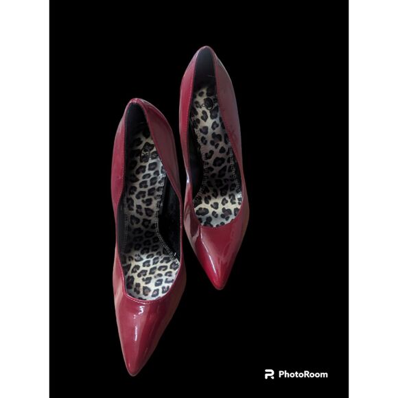 Joey O Red Patent Pumps Size 8.5 - Picture 2 of 4